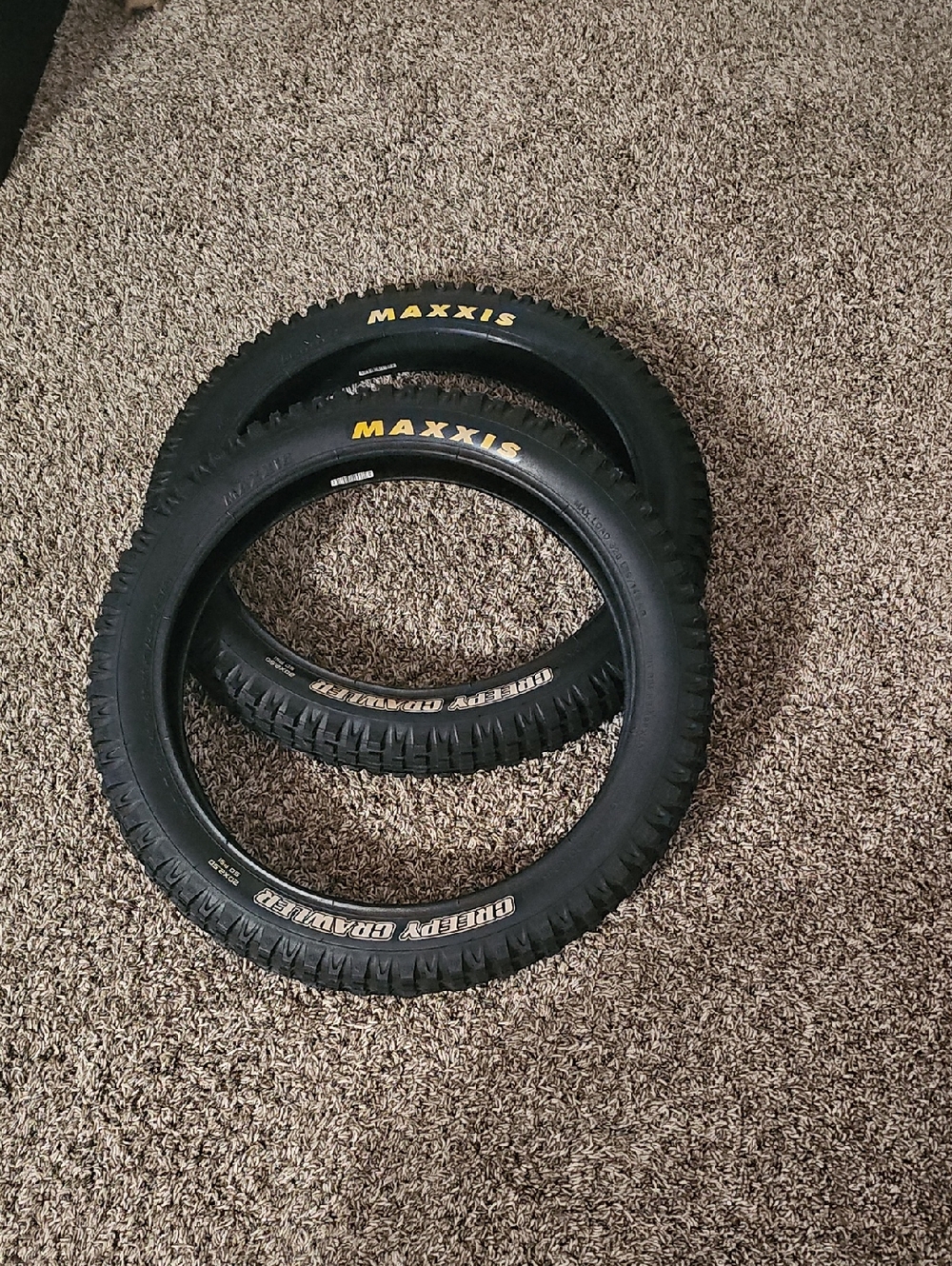 Kids Bicycle Tires in Black - Set of 2